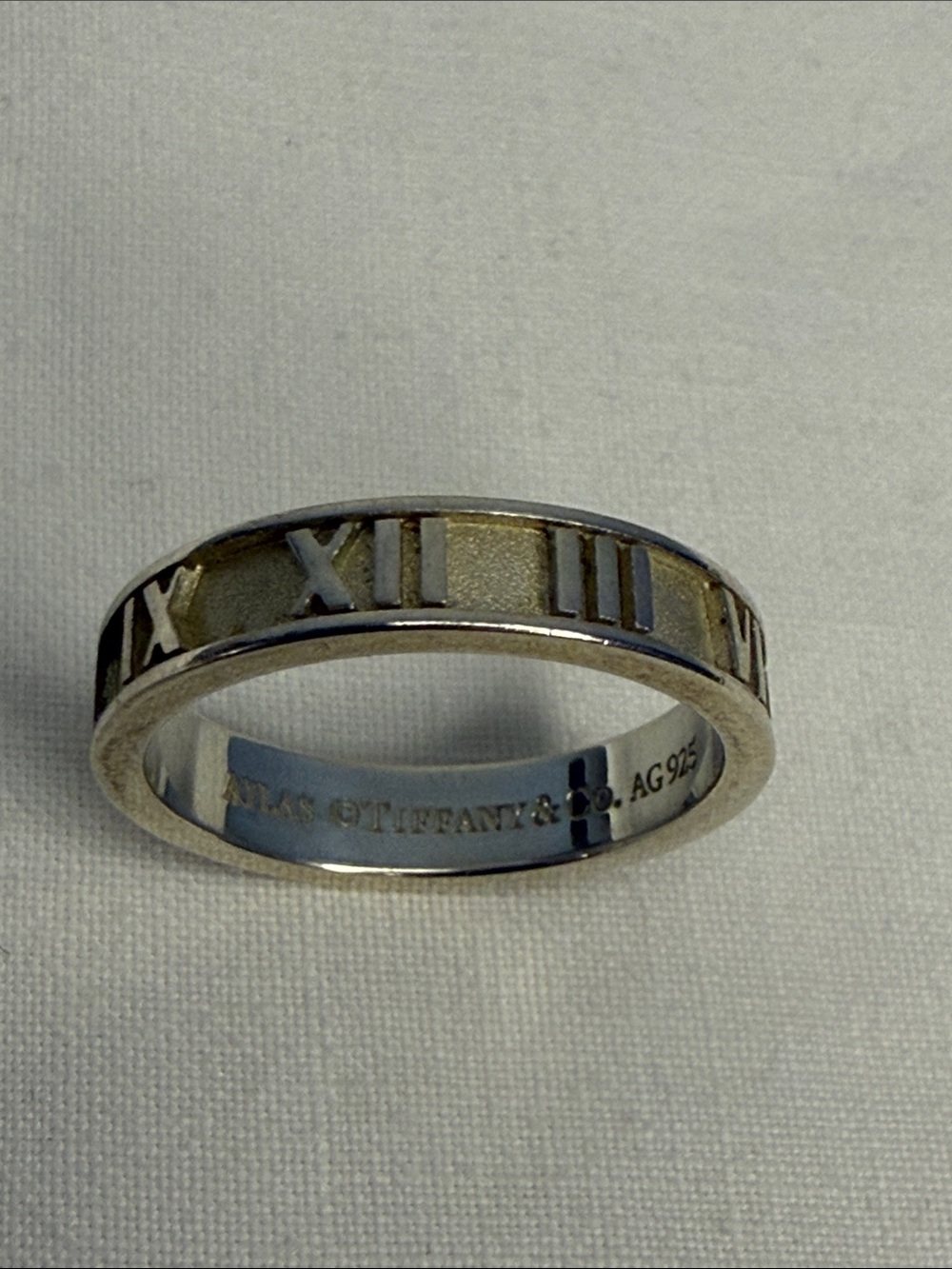 Tiffany & Co Atlas Ring Sterling Silver 925 Size 6.25 - Picture 5 of 6